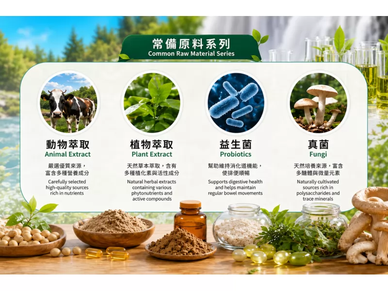 常備原料/Raw Materials